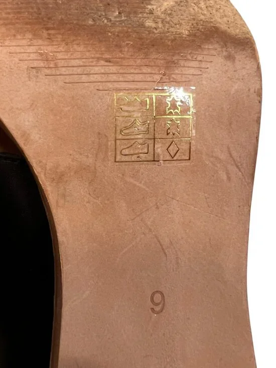 Madewell The Ruthie sandals black leather criss cross ankle strap high heel 9 - Picture 12 of 12